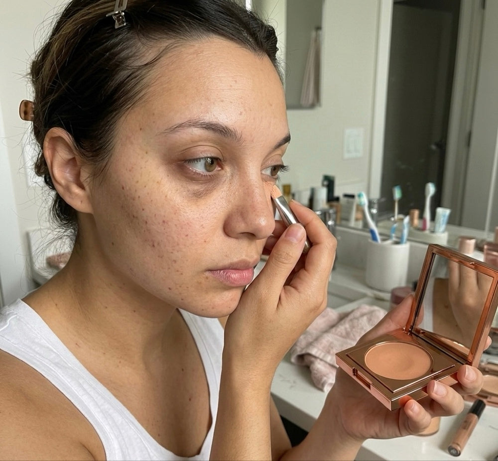 Under-Eye Magic: clay corrector