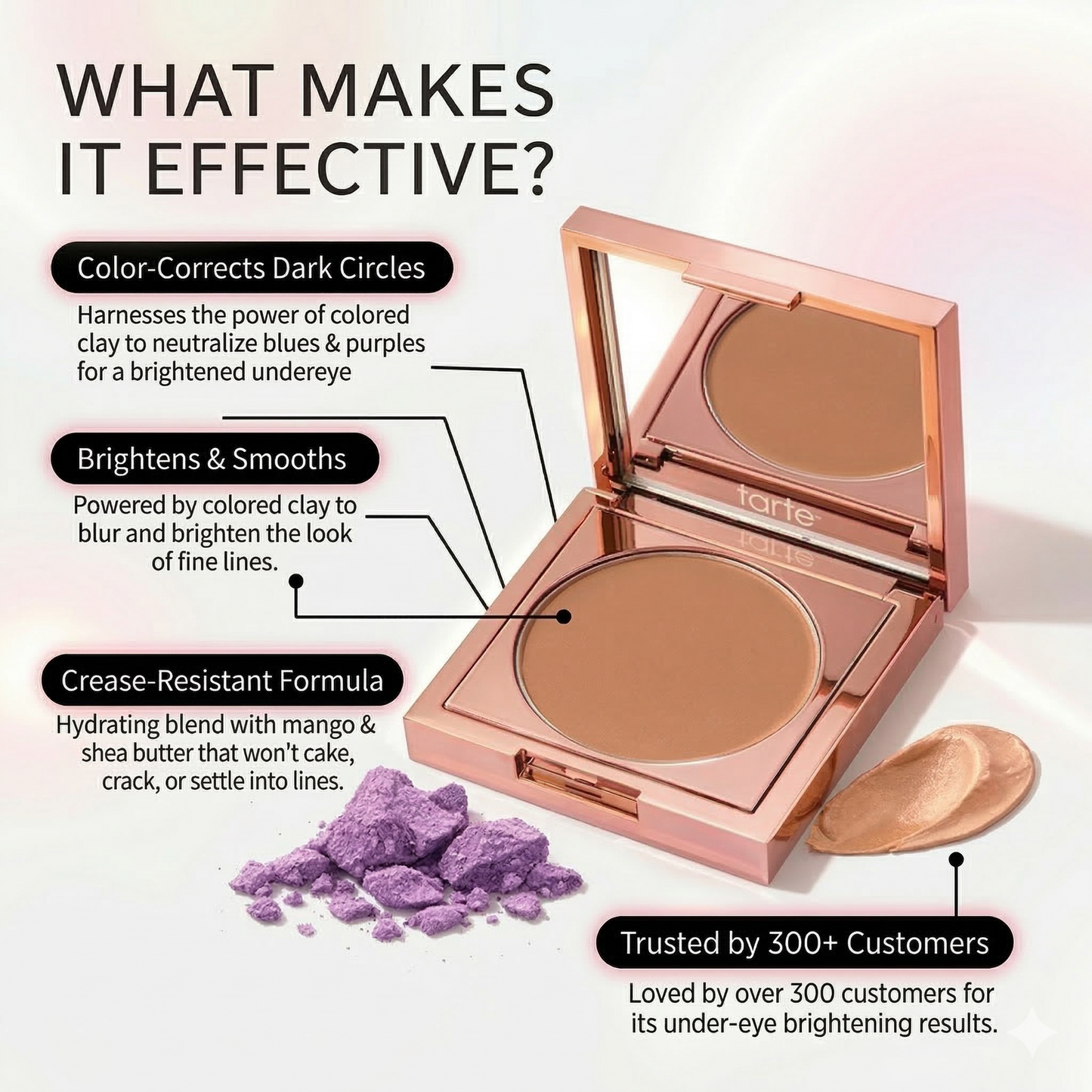 Under-Eye Magic: clay corrector